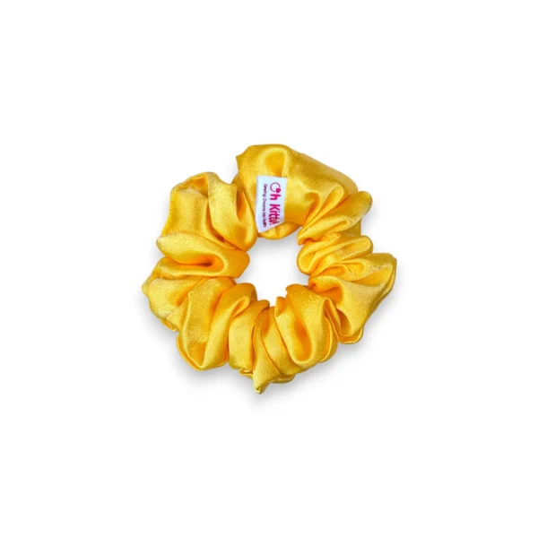 sunny pop satin scrunchie