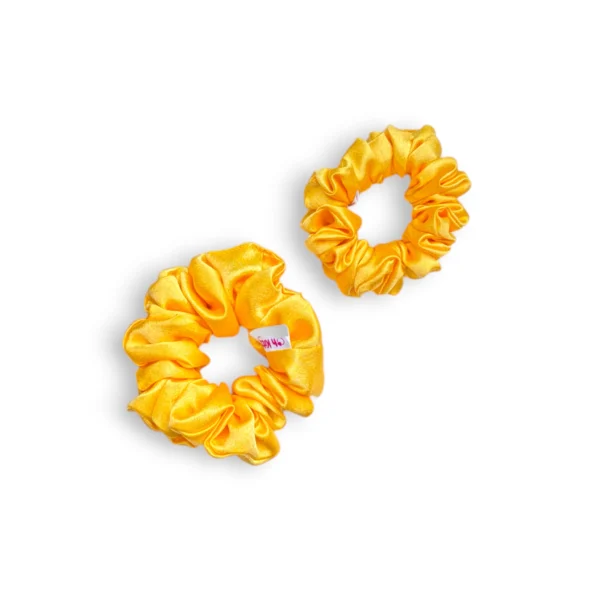 sunny pop satin scrunchie