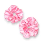 cotton candy satin scrunchie