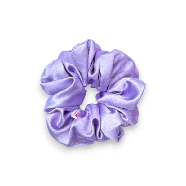lavender glow satin scrunchie