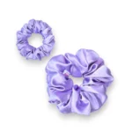 lavender glow satin scrunchie
