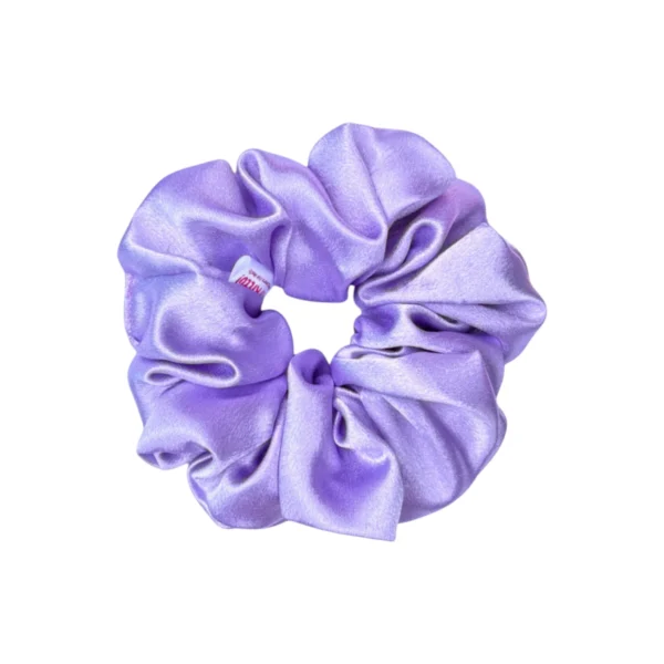 lavender glow satin scrunchie