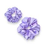 lavender glow satin scrunchie