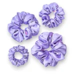 lavender glow satin scrunchie