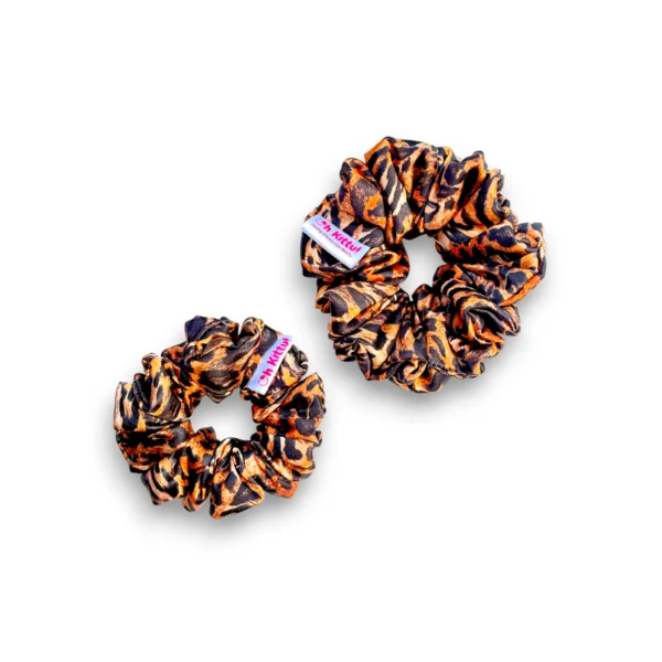 leopard print scrunchie