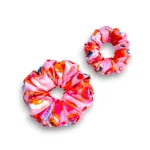 cartoon dessert print scrunchie