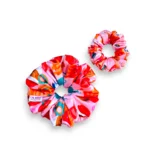 cartoon dessert print scrunchie
