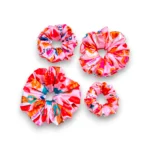 cartoon dessert print scrunchie